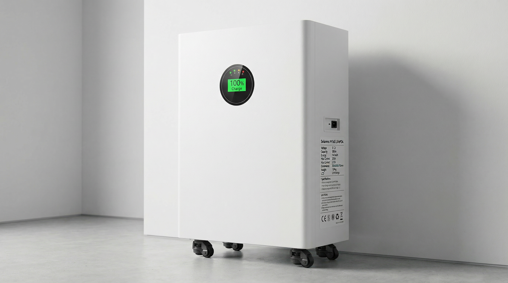 Guía de compra de batería Solarens M16S LiFePO4 para almacenamiento de energía doméstica en África