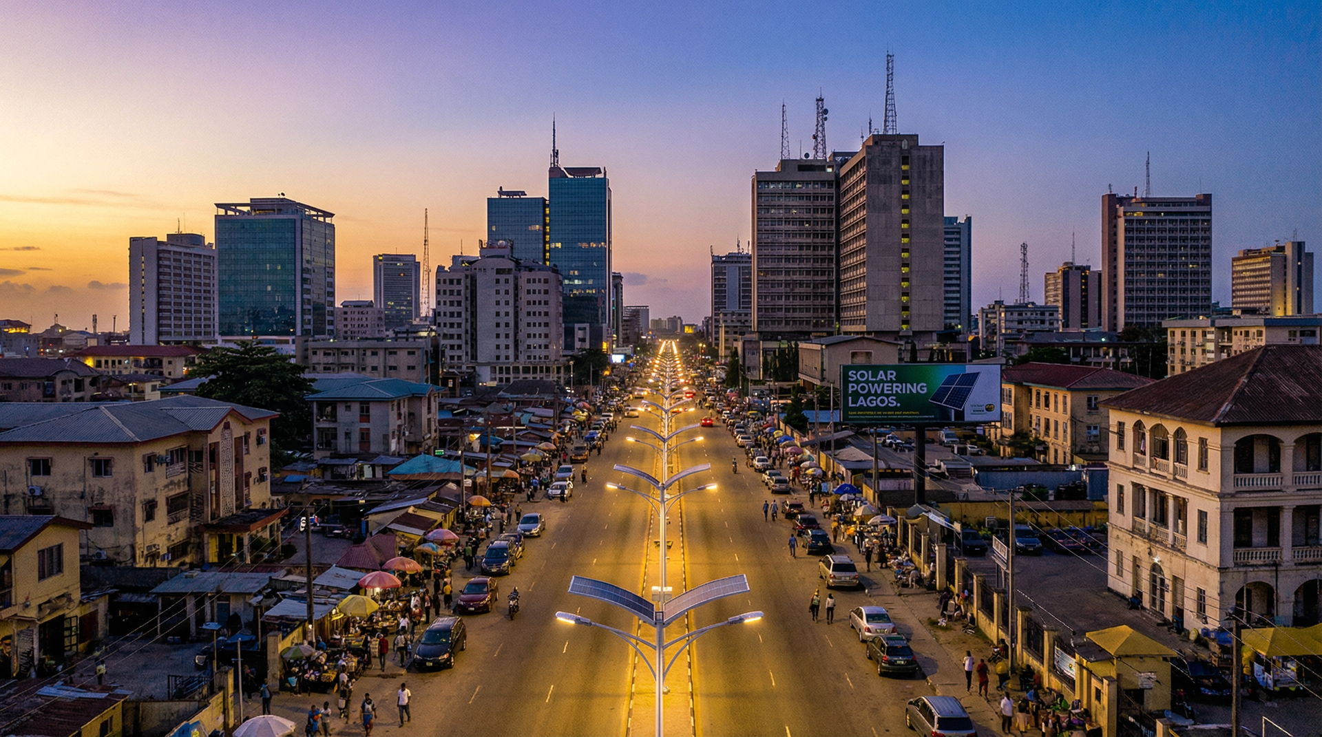Solar street light pole height selection engineering guide for Africa
